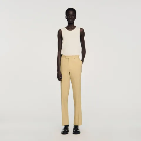 Linen suit trousers