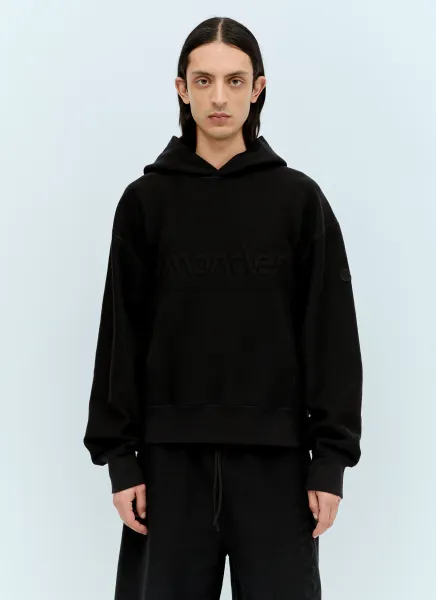 Raised Logo Hooded Sweatshirt