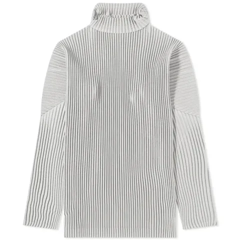 Pleated Roll Neck