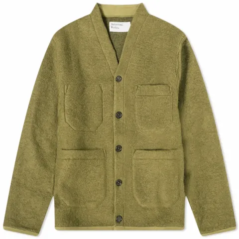 Wool Fleece Cardigan