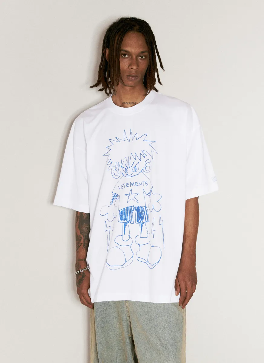 Scribbled Teen T-Shirt