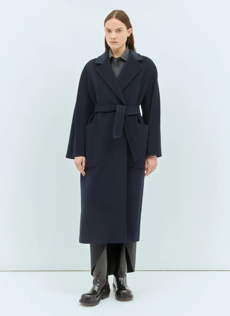 Wool And Cashmere Robe Coat