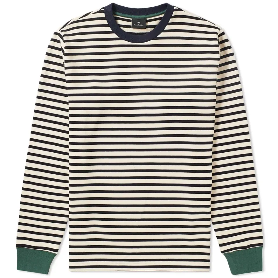Contrast Stripe Sweat