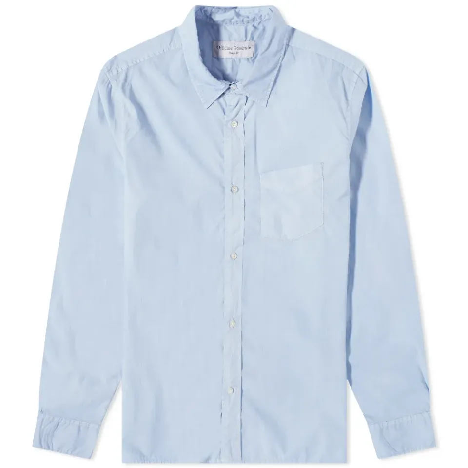 Officine Générale Esteban Garment Dyed Shirt