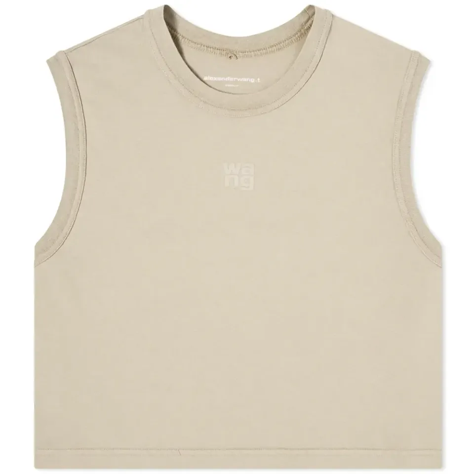 Shrunken Logo Crop Top