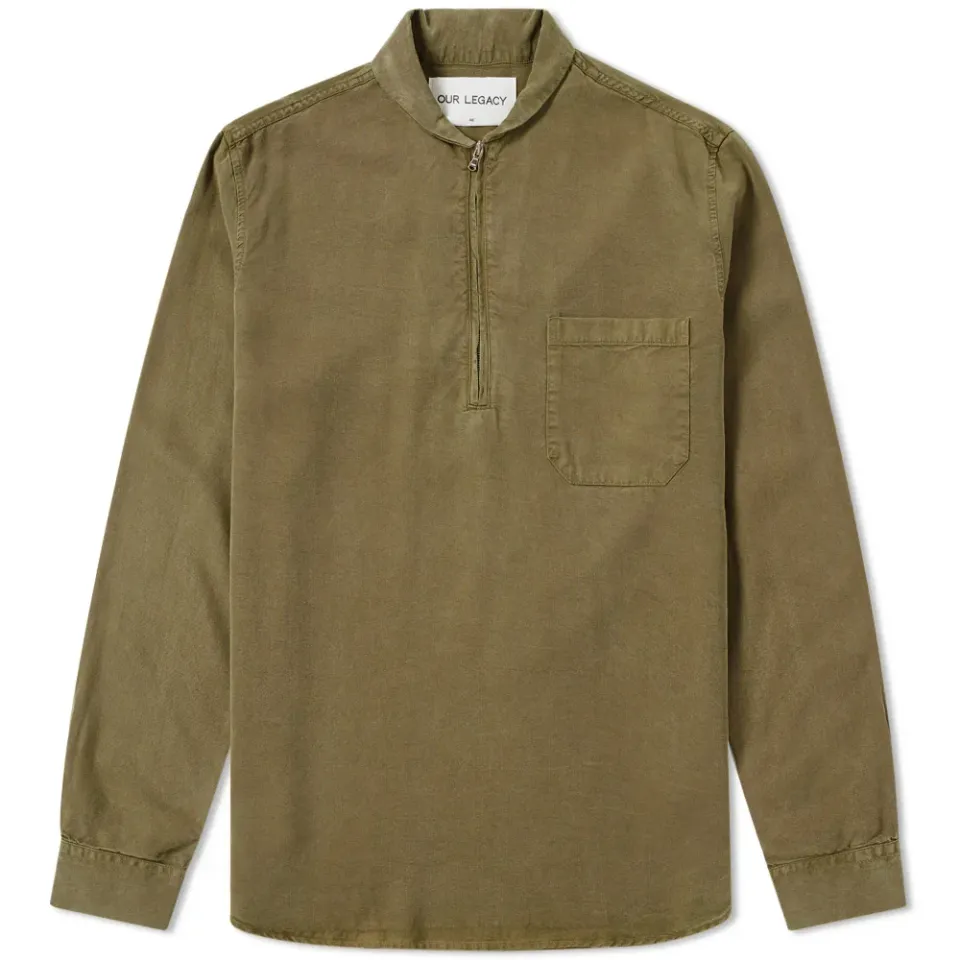 Shawl Zip Shirt