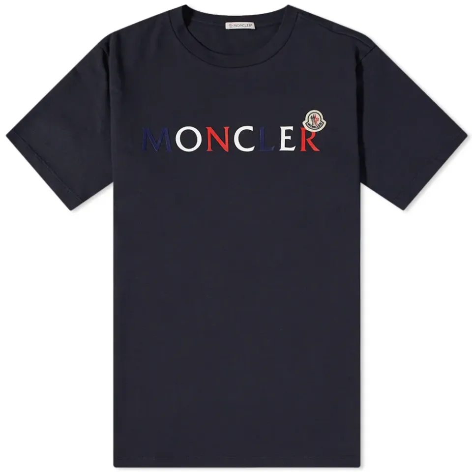 Tricolore Text Logo T-Shirt