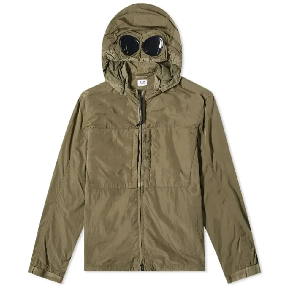Chrome-R Goggle Hooded Overshirt