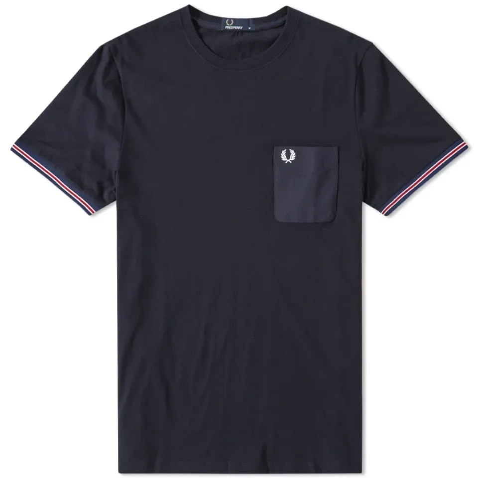 Fred Perry Stripe Cuff Tee