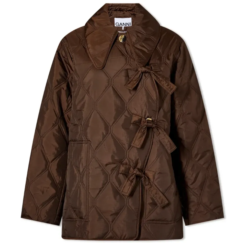 Ripstop Quilt Asymmetric Jacket