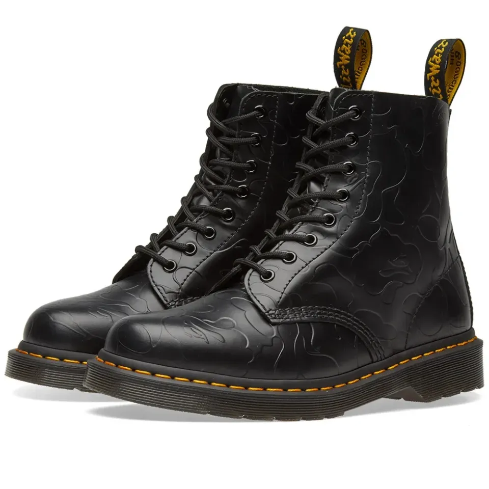 Dr. Martens x Bape Emboss Camo 1460 Boot