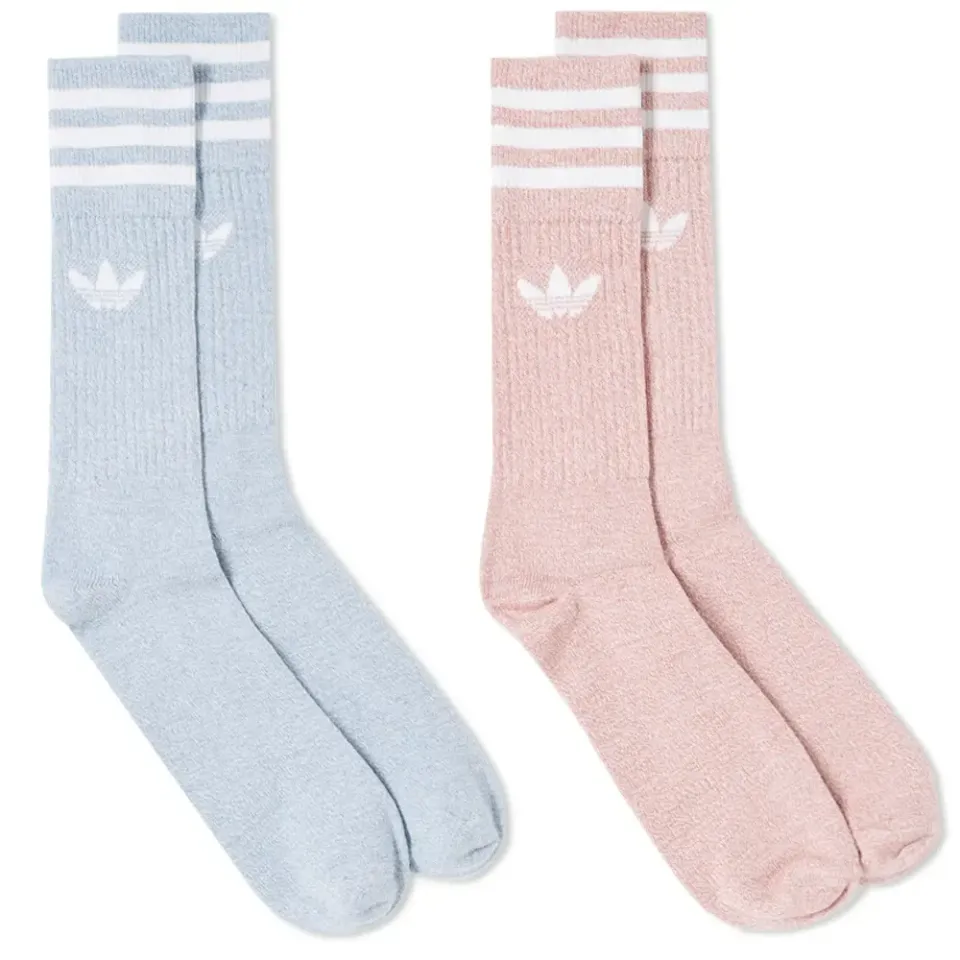Marl Crew Sock - 2 Pack