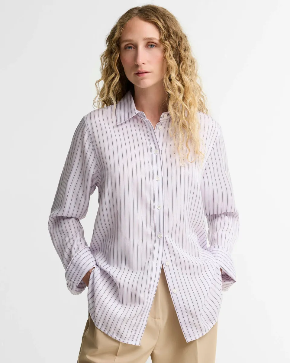 Evangeline Striped Relaxed Shirt