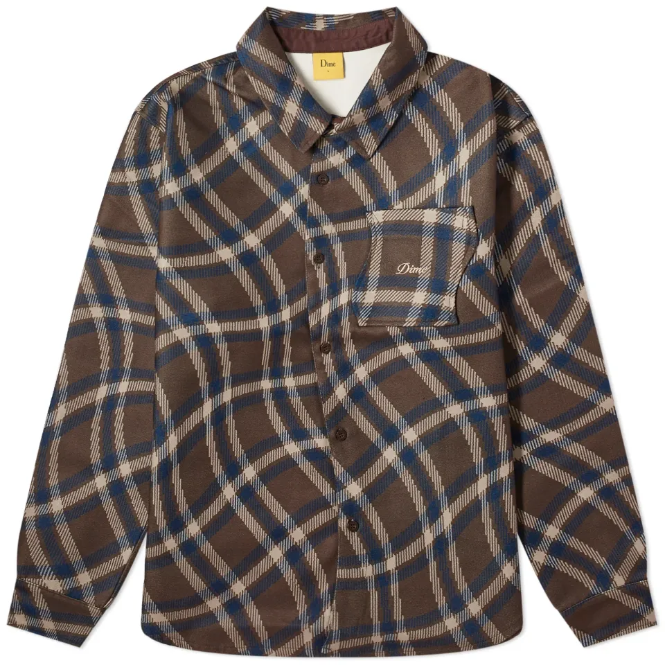 Plaid Fleece Wave Shirt