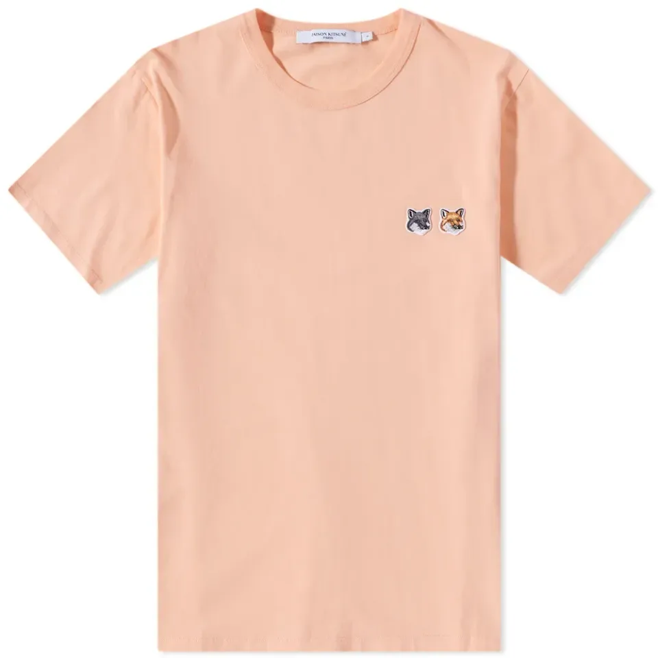 Maison Kitsuné Double Fox Head Patch T-Shirt