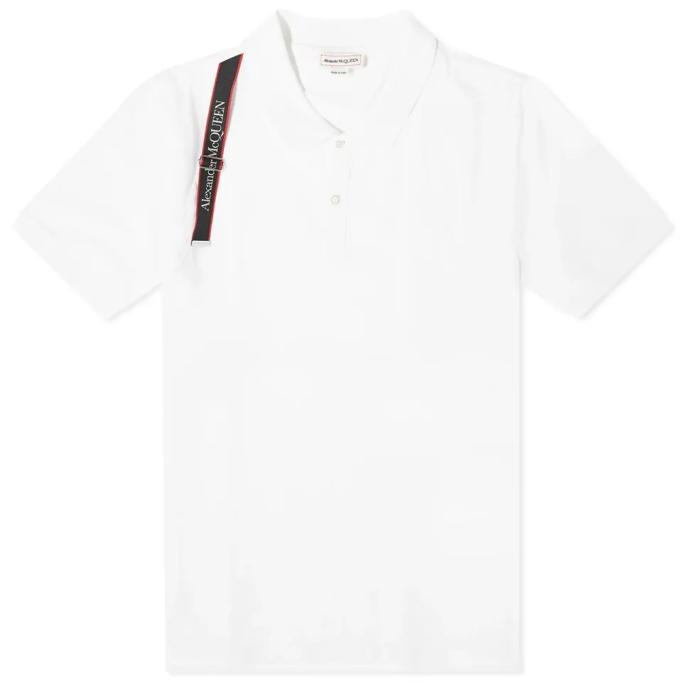 Tape Logo Harness Polo Shirt