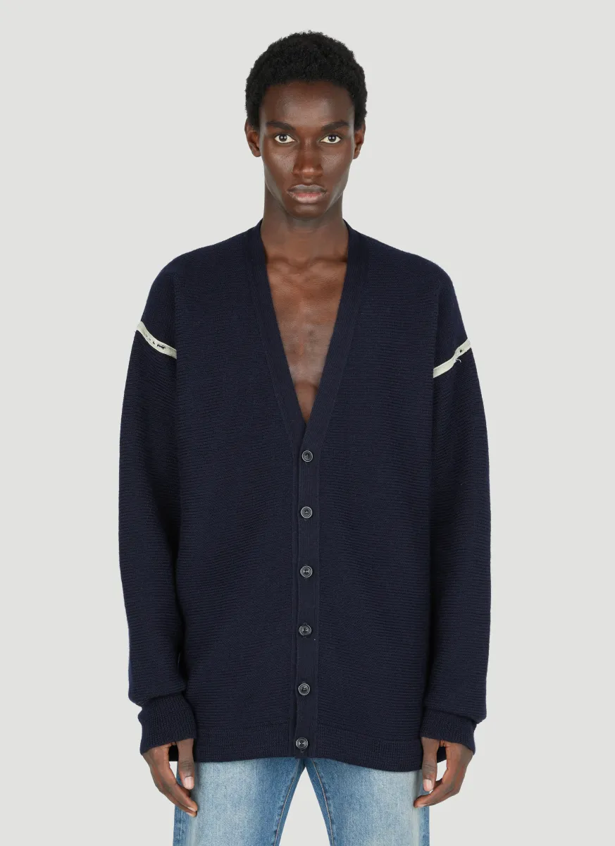 Elbow Patch Knit Cardigan