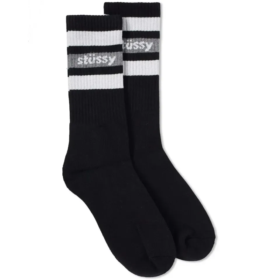 Stripe Crew Sock