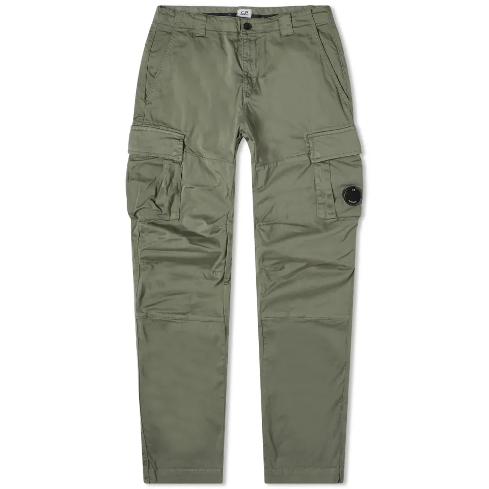 Stretch Sateen Ergonomic Lens Cargo Pants