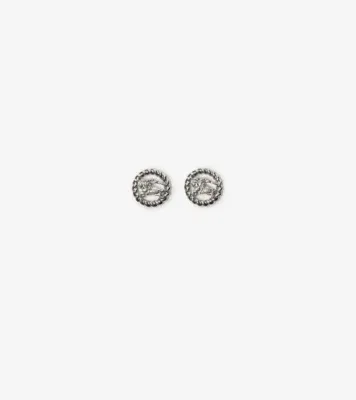 Knight Stud Earrings​ in Silver