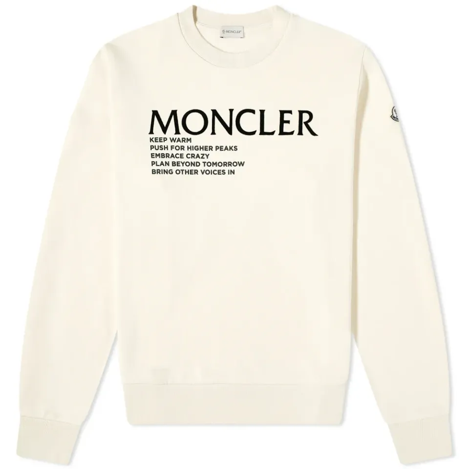 Logo Text Crew Sweat