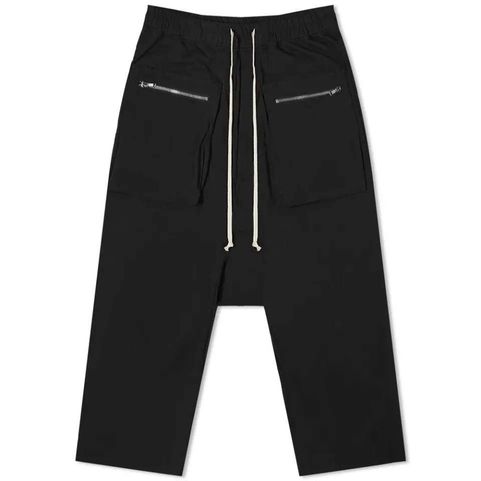 Cropped Drawstring Cargo Pant