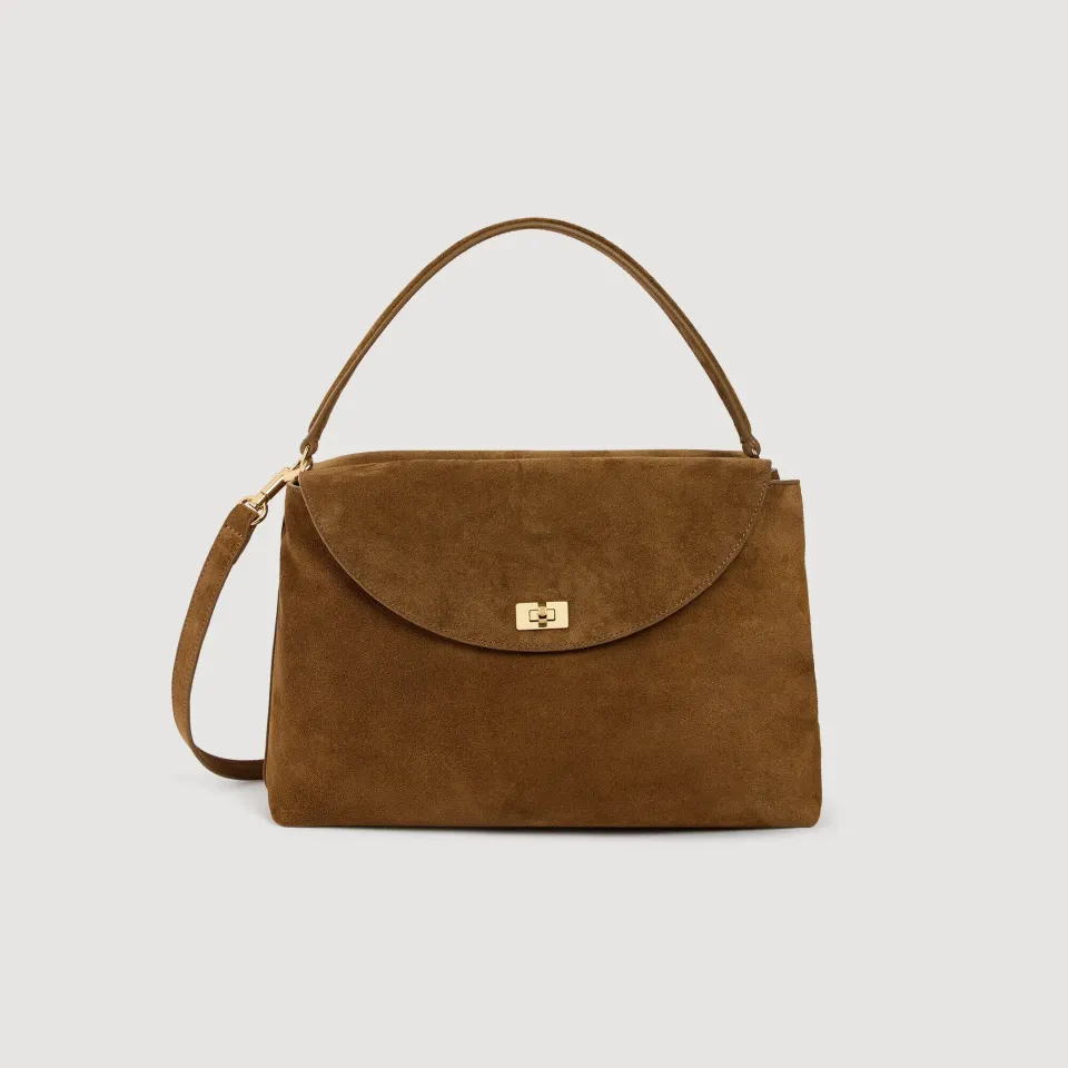 LE GRAND BAZAAR suede bag