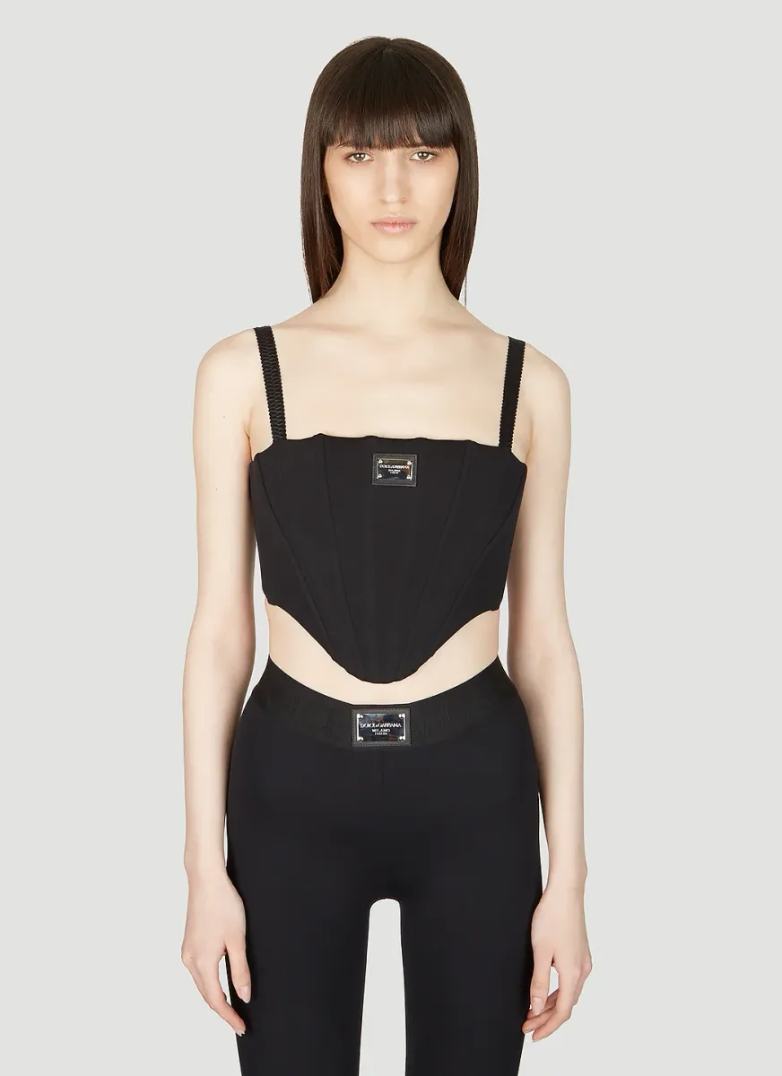 Logo Plaque Corset