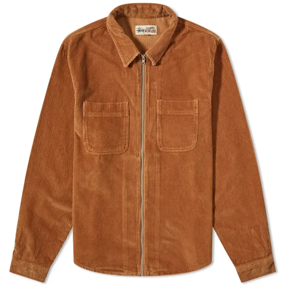 Wide Wale Cord Zip Shirt