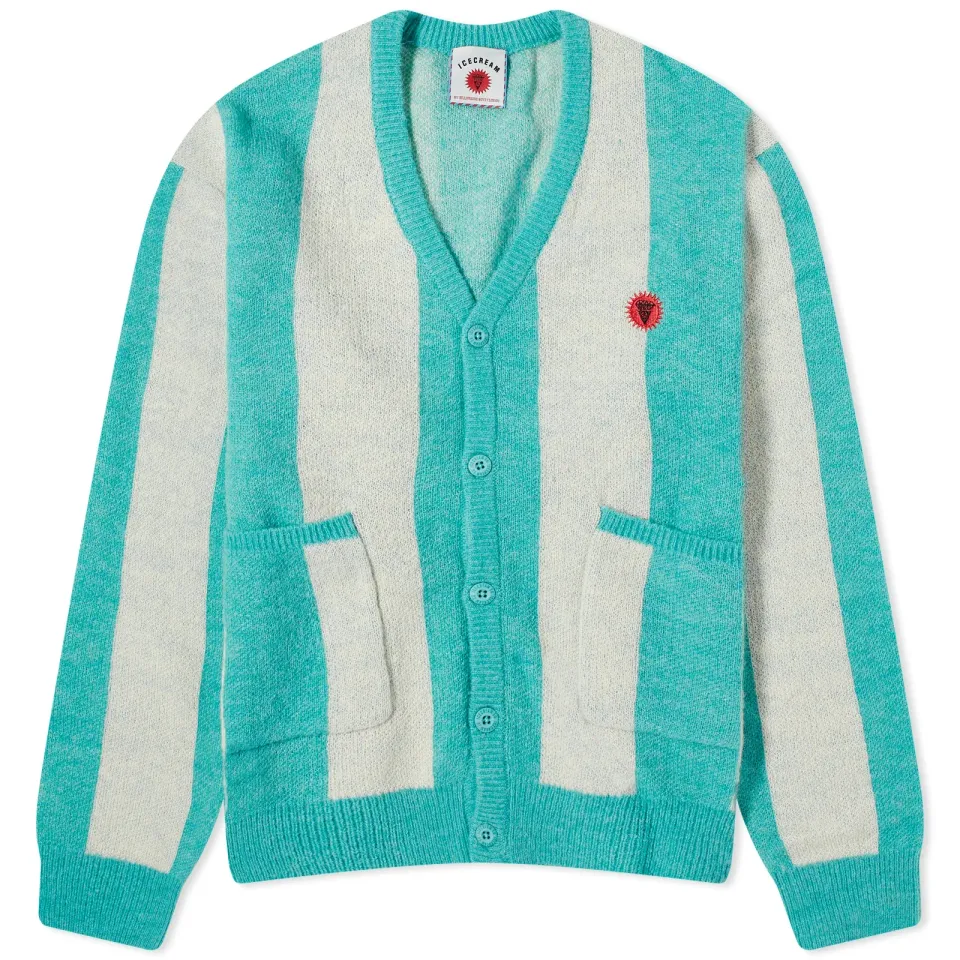 Stripe Knit Cardigan