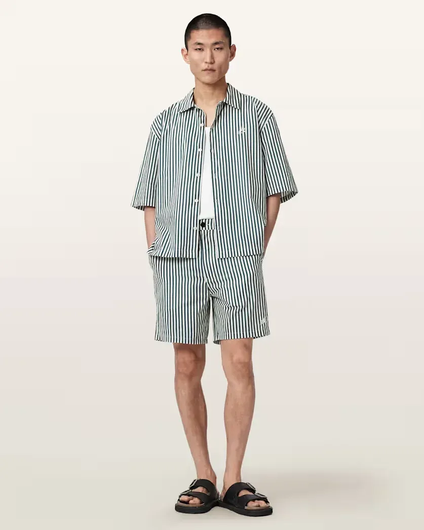 Chopin Straight Fit Striped Shorts