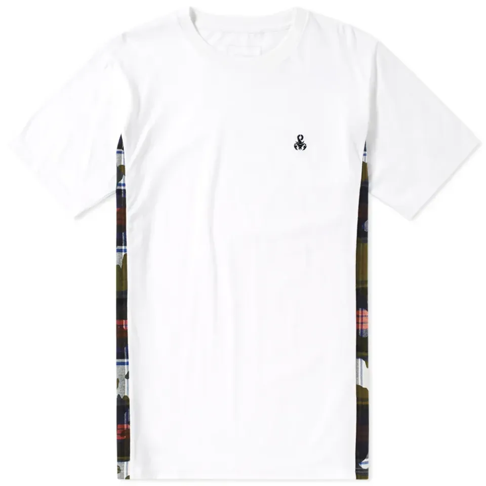 SOPHNET. Camouflage Side Panel Tee