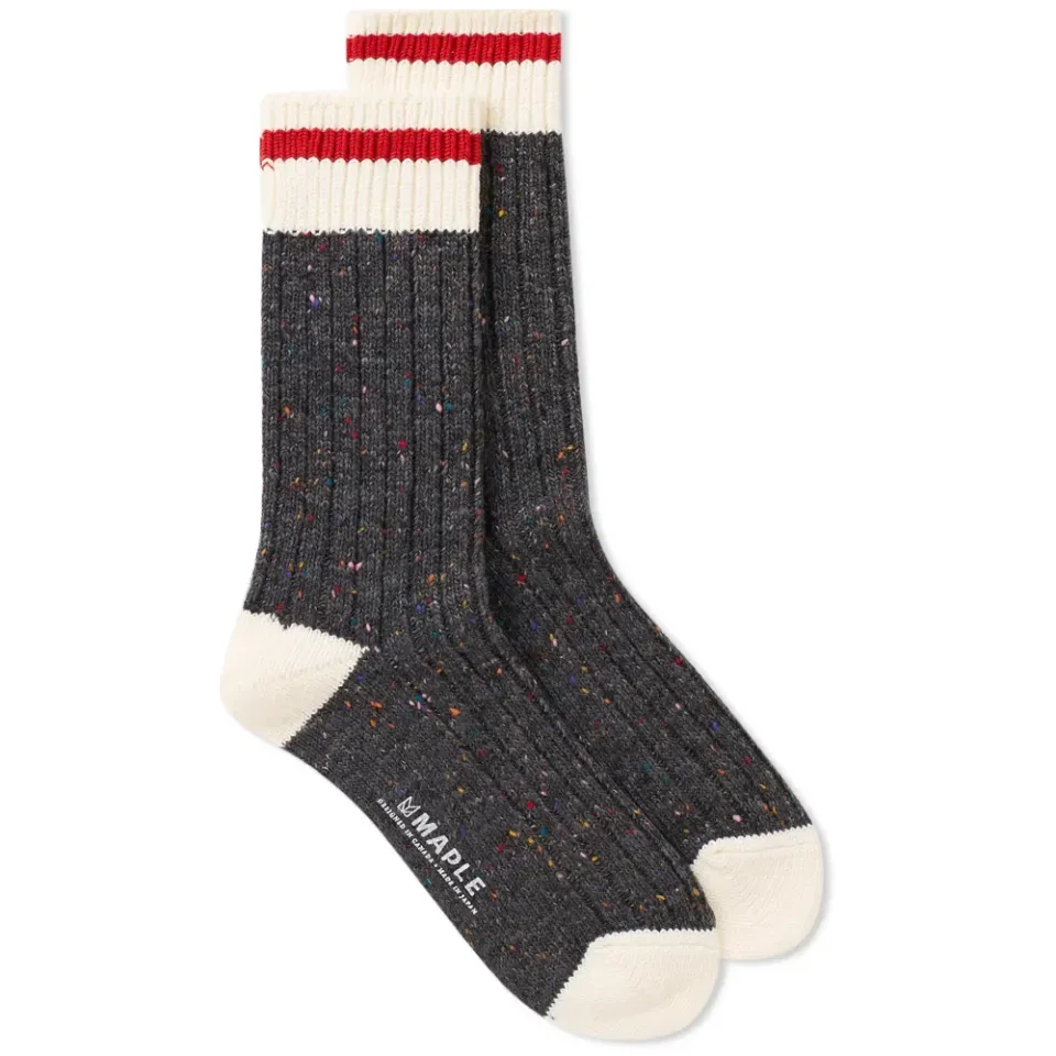 Heritage Speckle Ribbed Sock