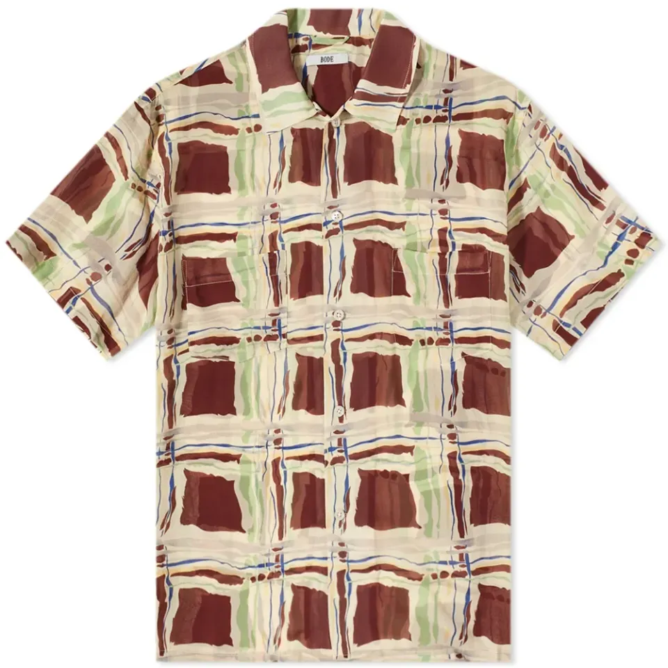 Ripple Plaid Vacation Shirt