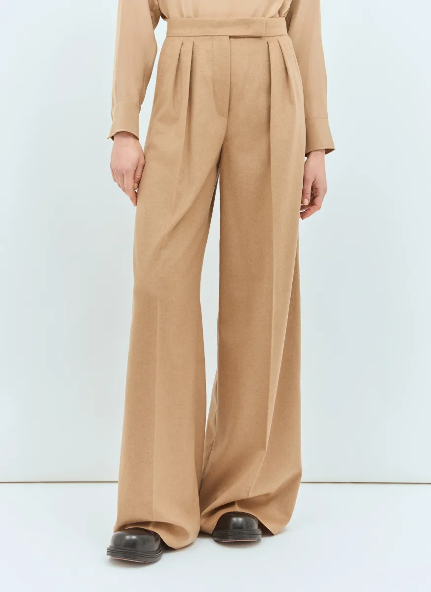 Wide Camelwool Pants