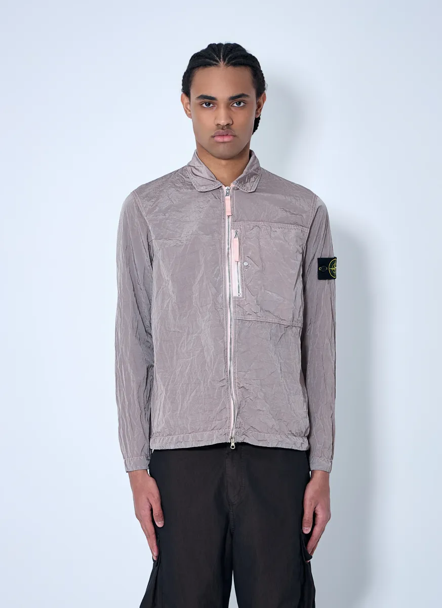 Overshirt In Nylon Metal