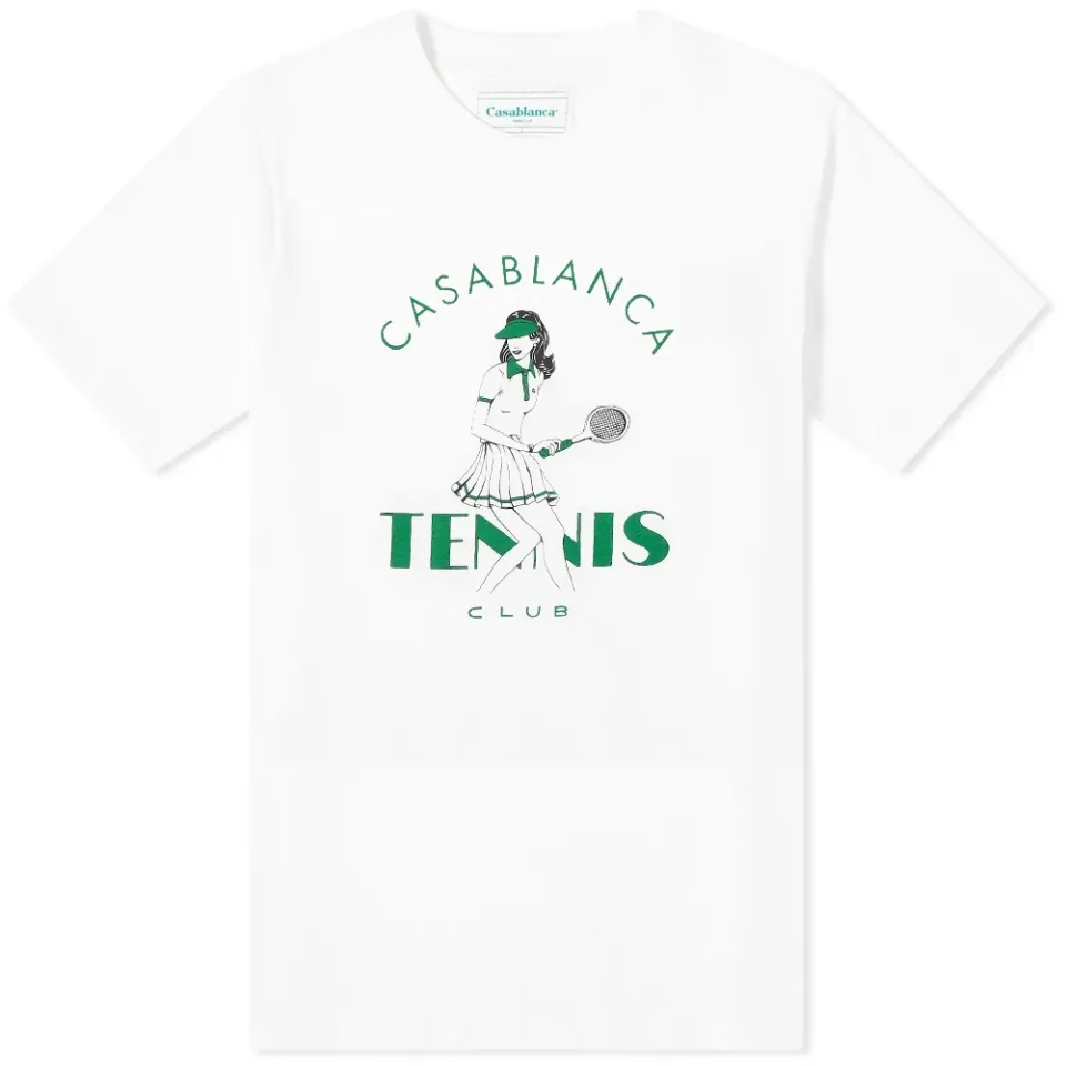 Tennis Girl Digital Print T-Shirt