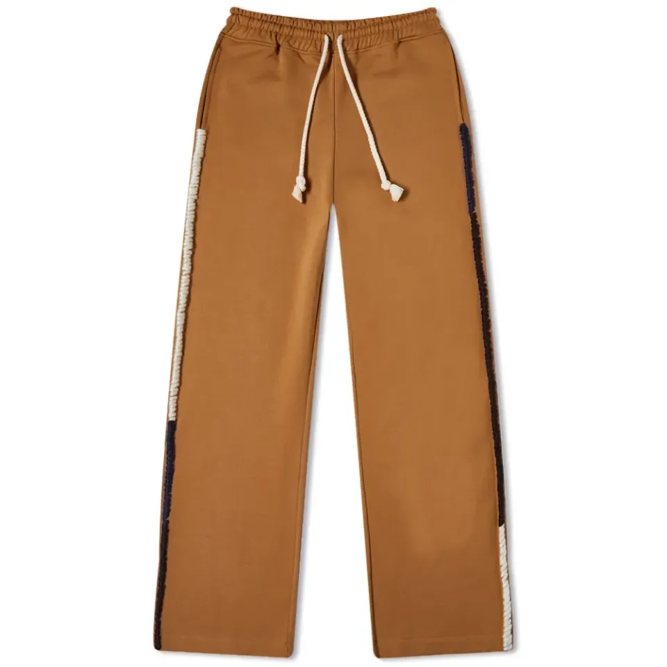 Wide Leg Contrast Stitch Track Pant
