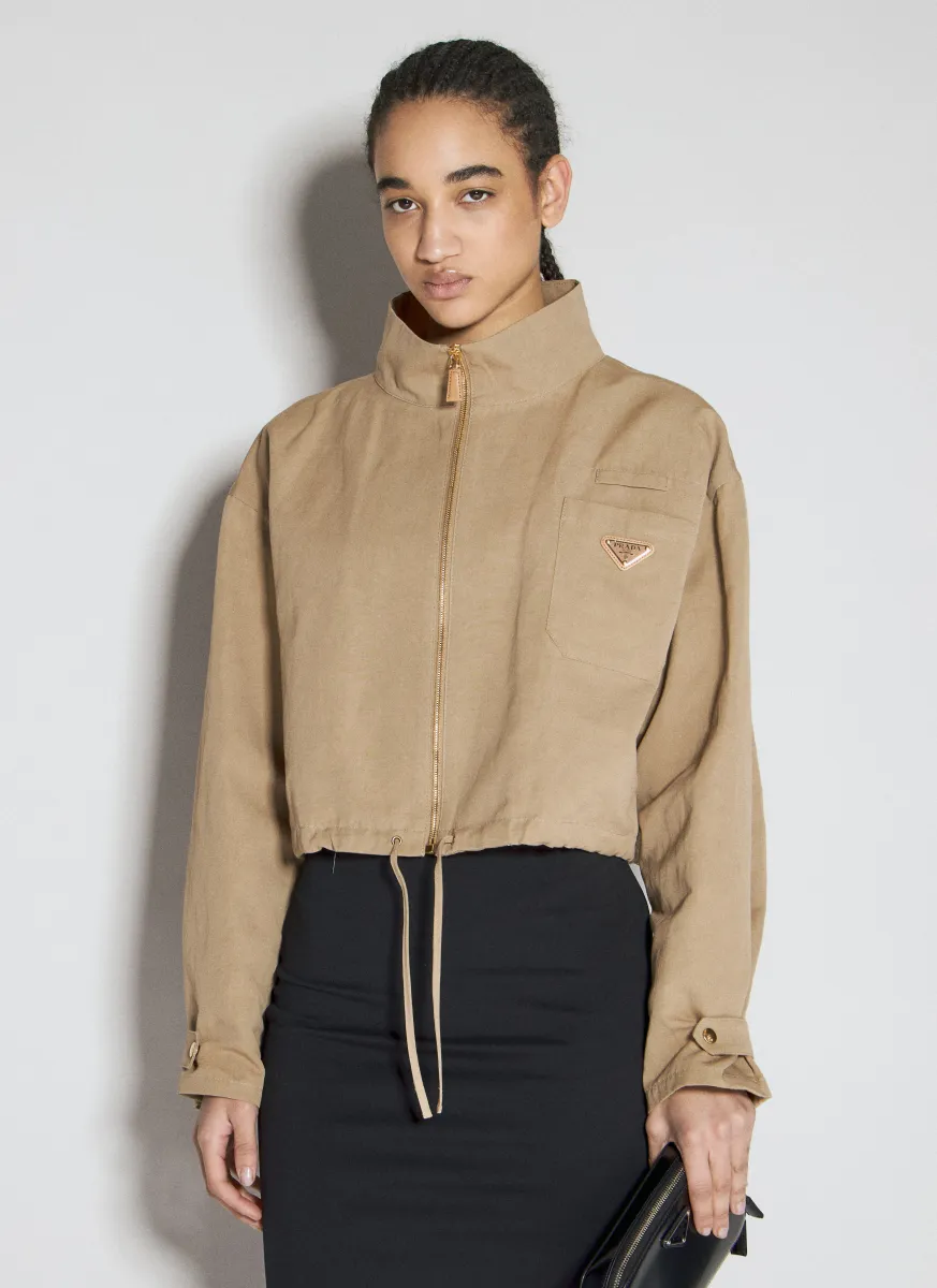 Logo Plaque Blouson Jacket