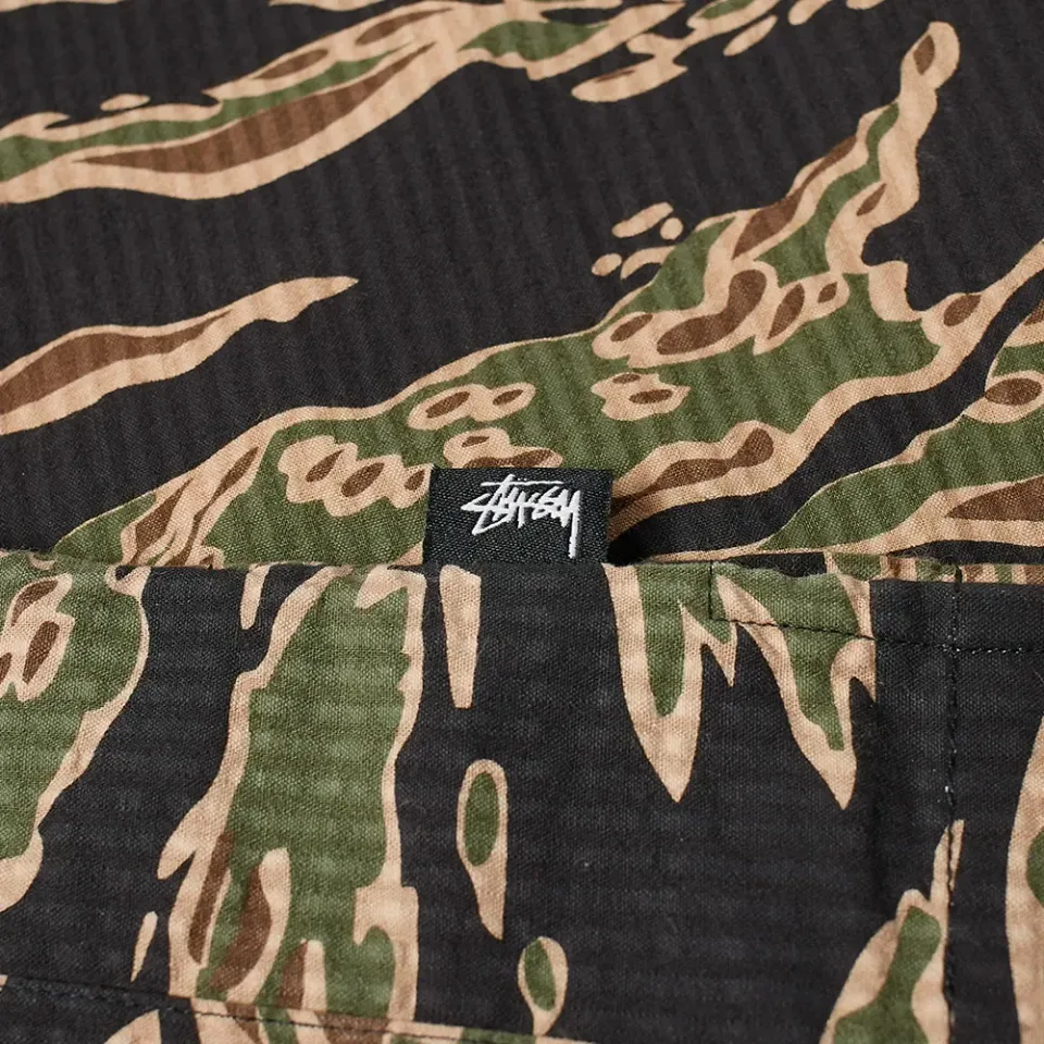 Short Sleeve Seersucker Safari Shirt