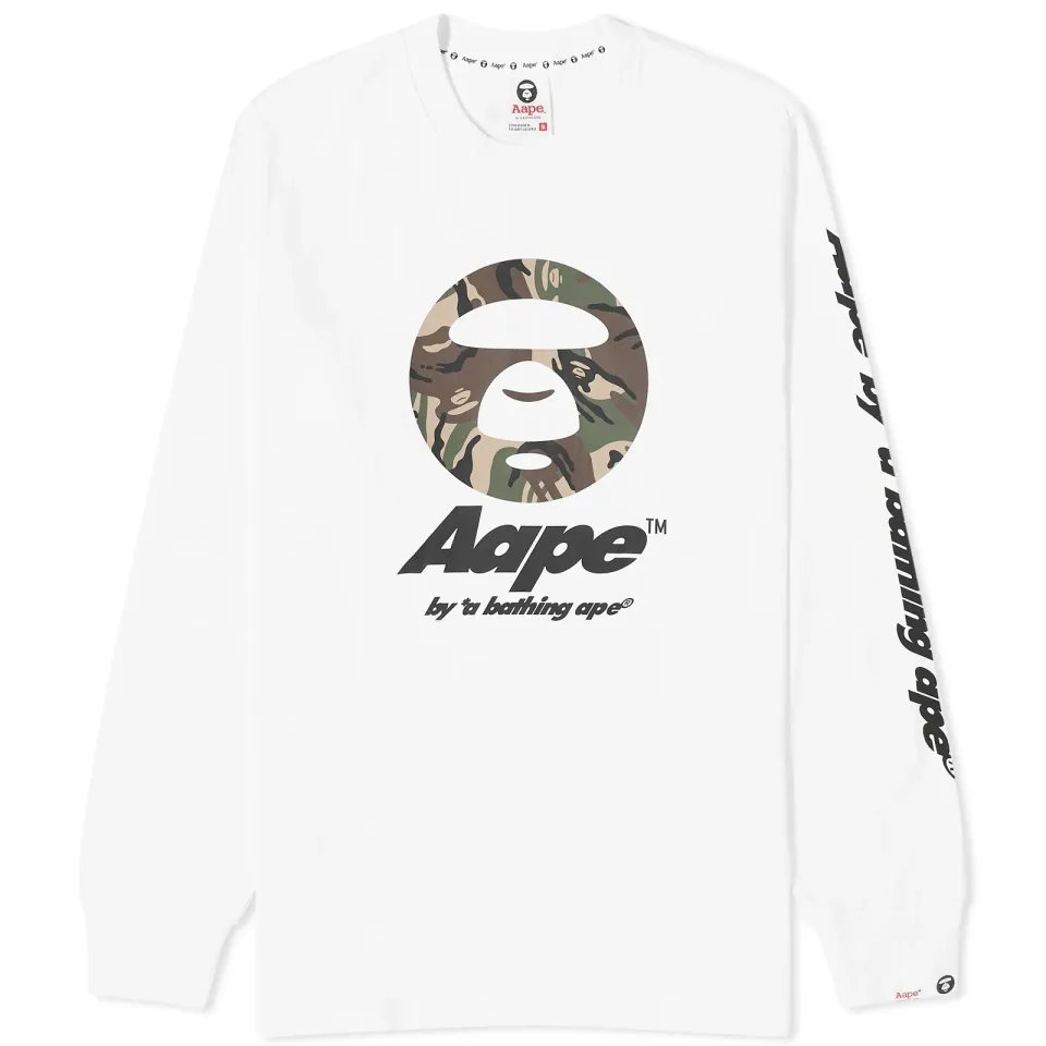 AAPE New Face Long Sleeve T-Shirt