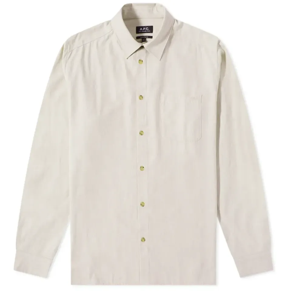A.P.C. Malo Logo Flannel Shirt