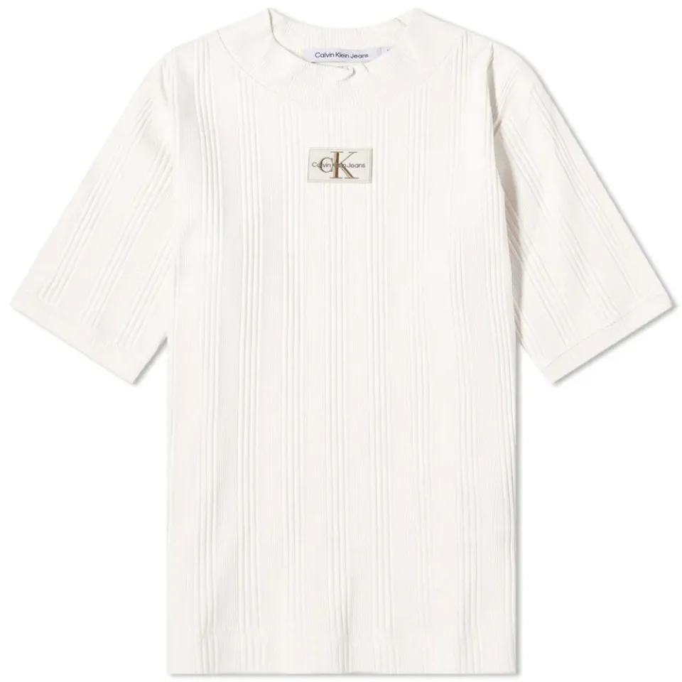 Ribbed Badge T-Shirt