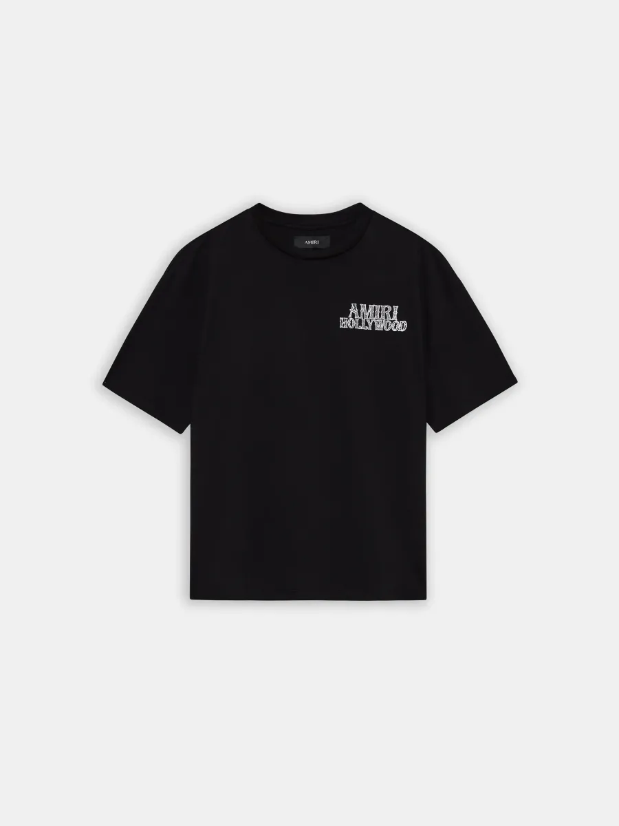 HOLLYWOOD CITY TEE - Black
