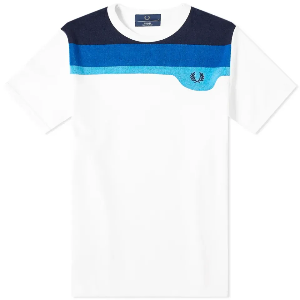 Fred Perry Reissues Towelling Striped Tee