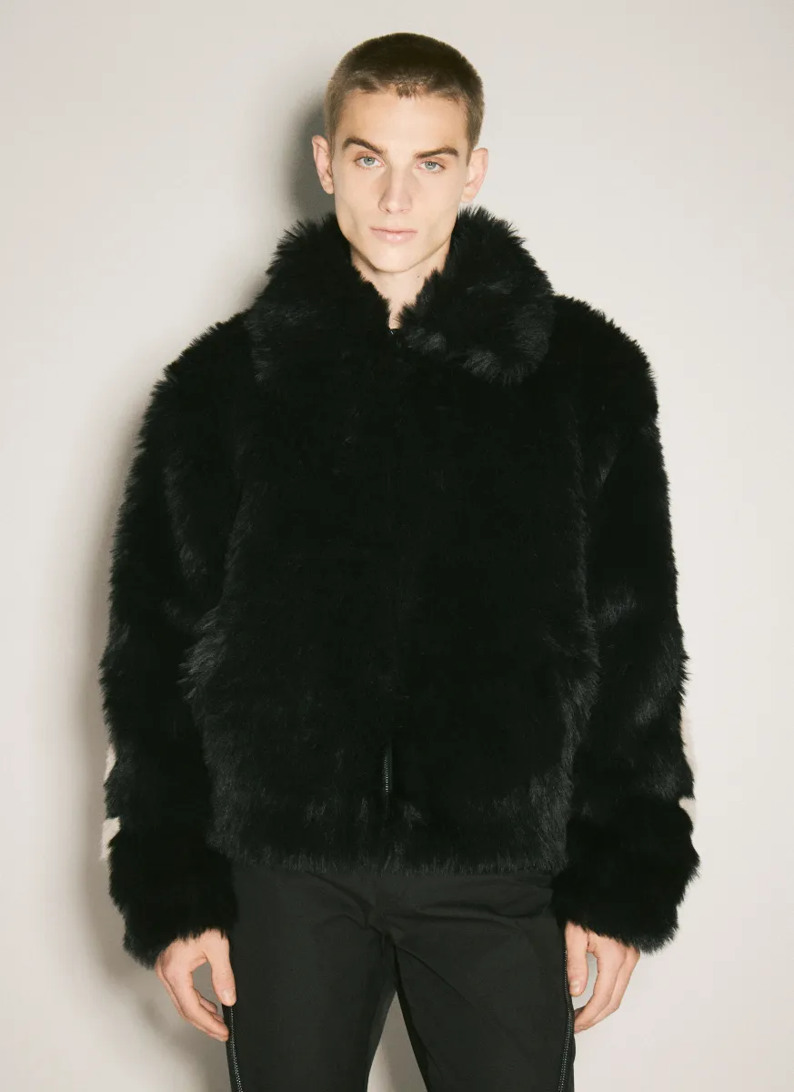 Anti-Gauguin Faux Fur Jacket