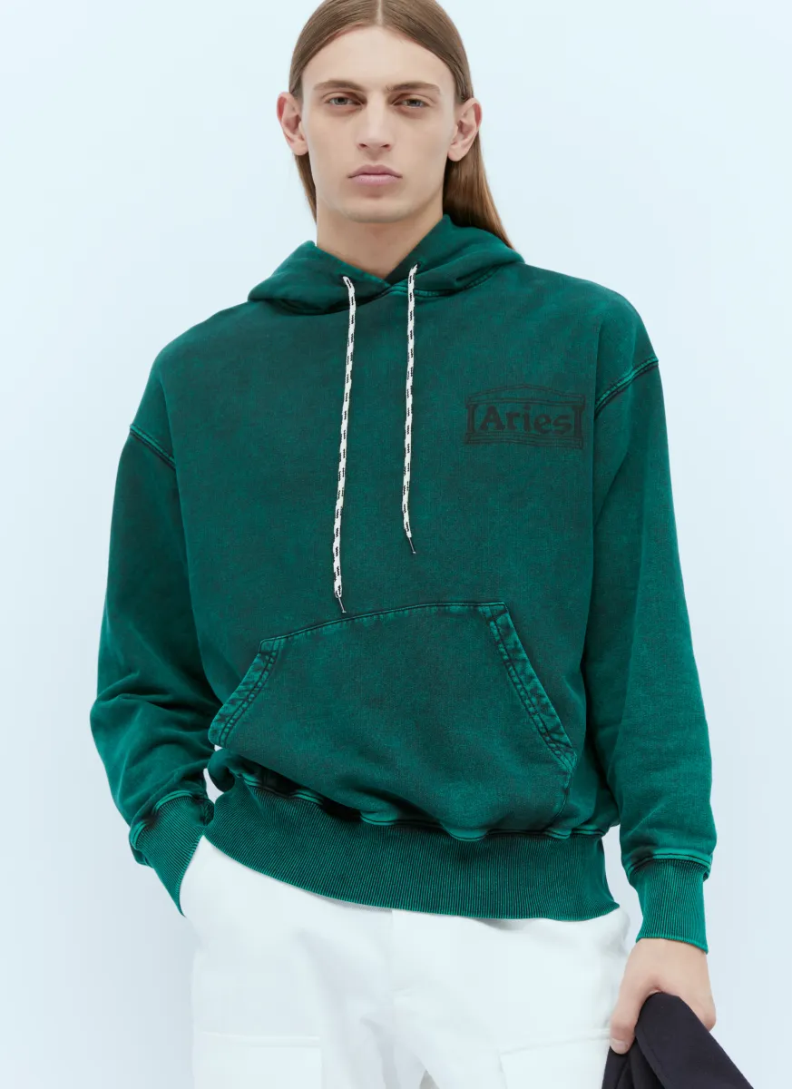 Destroyed Temple Hooded Sweatshirt
