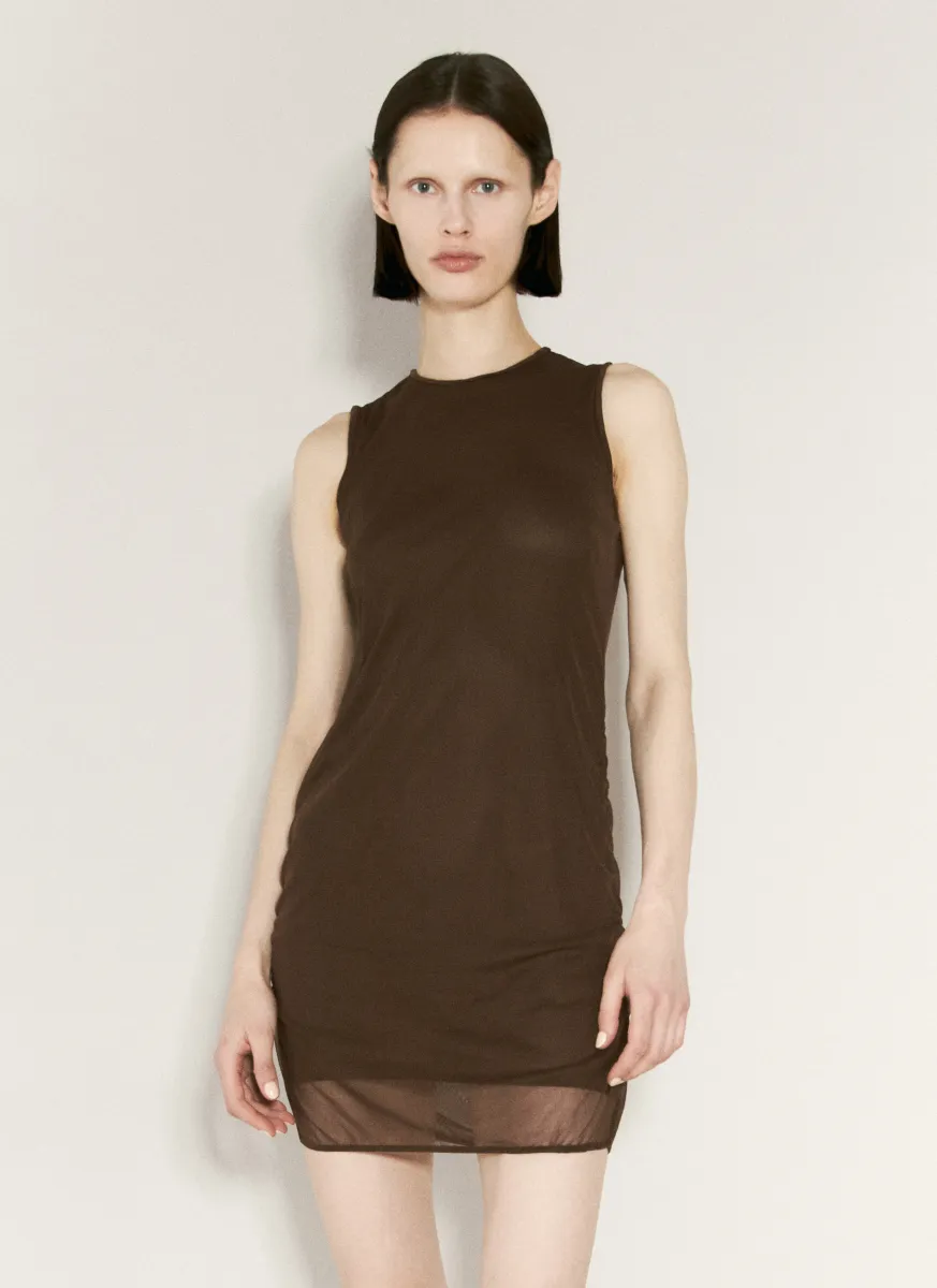 Tulle Tank Mini Dress
