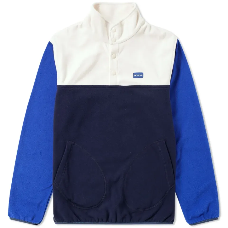 Blocked Micro Fleece Sweat