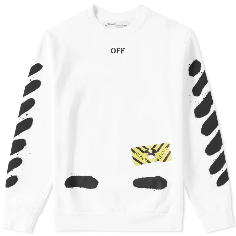 Diagonals Spray Crew Sweat